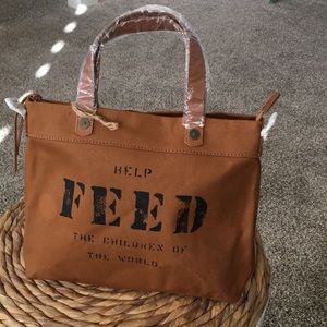 Feed Project Bags FEED Project Bags Feed Projects Tote Nwt Burnt